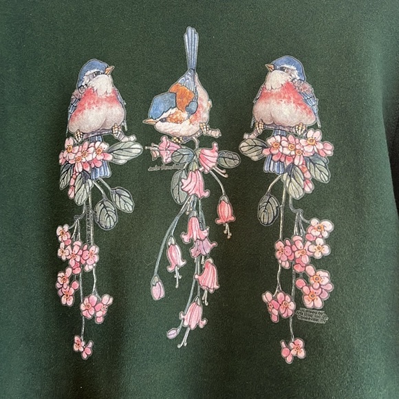 Vintage Fruit of the Loom 3 little birds sweatshirt, excellent vintage condition - Picture 2 of 12